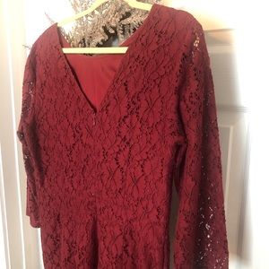 Merona Maroon Dress